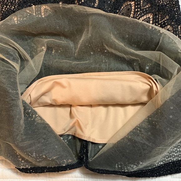 JOVANI Women’s Elegant Lace Beaded Midi Dress 4 Black - Picture 10 of 15